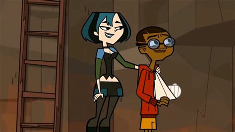 total drama goths|total drama dawn kisses cameron.